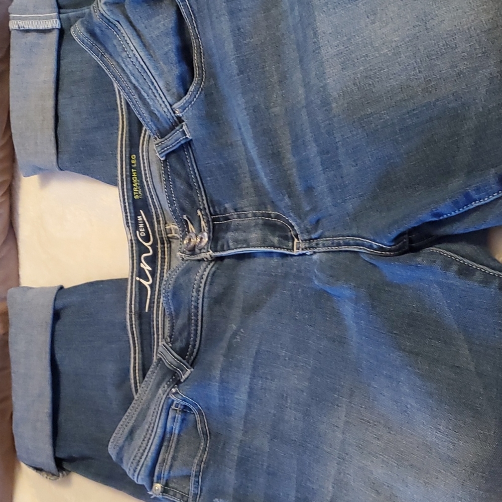 INC International Concepts Blue Women Jeans